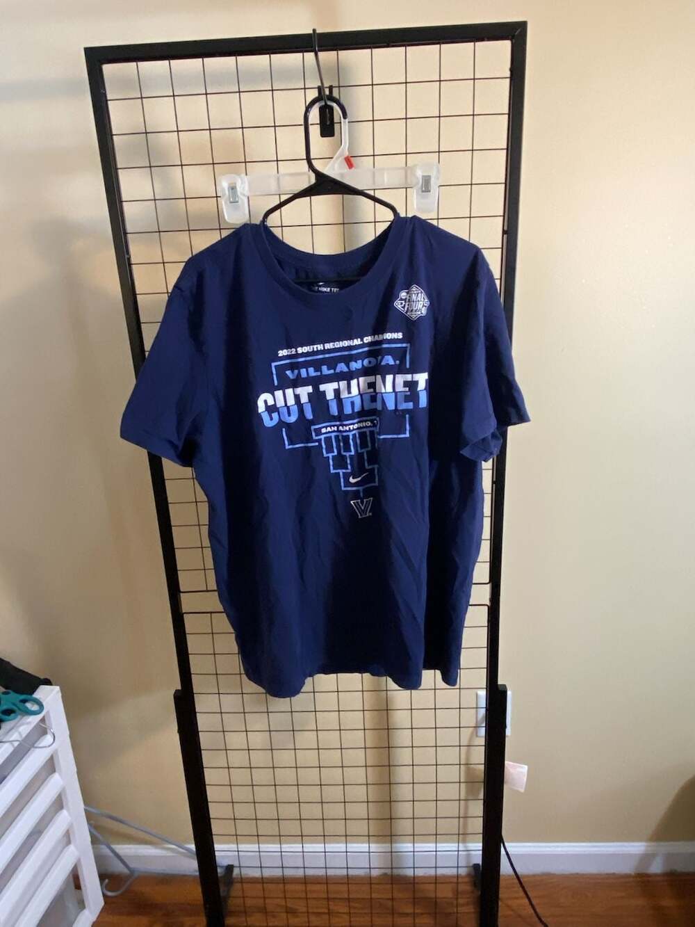 Nike Villanova Wildcats Final Four 2022 T-Shirt Size XXL Blue Cut The Net